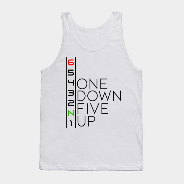 65432N1 One Down Five Up Tank Top by TwoLinerDesign